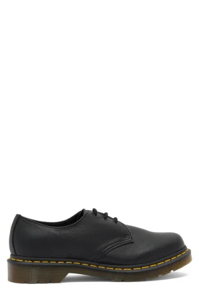 Dr. Martens Black 1461 Quad Oxfords In Black Polished Smooth