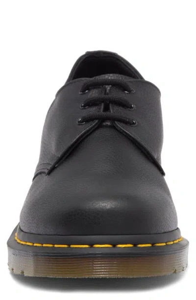 Dr. Martens Black 1461 Quad Oxfords In Black Polished Smooth
