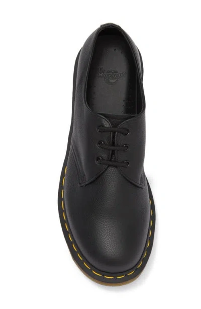 Dr. Martens Black 1461 Quad Oxfords In Black Polished Smooth