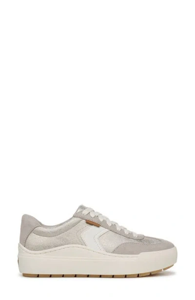 Dr. Scholl's Women's Time Off Win Lace Up Platform Sneakers In Oyster