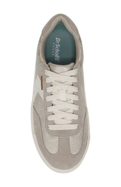 Dr. Scholl's Women's Time Off Win Lace Up Platform Sneakers In Oyster