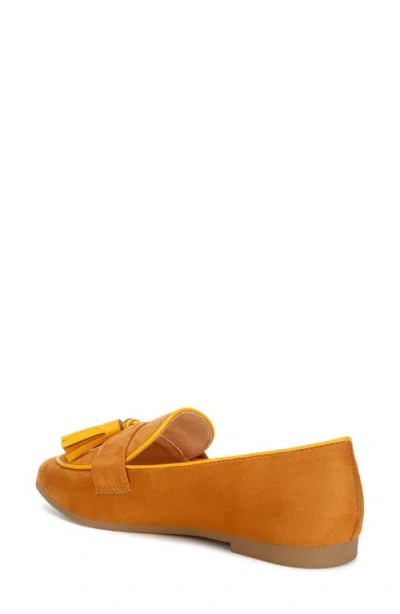Rag & Co Folklore Tassel Loafer In Tan