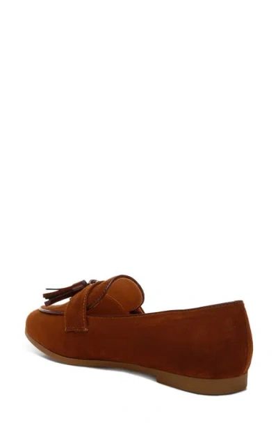 Rag & Co Folklore Tassel Loafer In Brown
