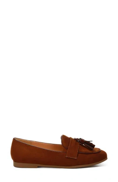 Rag & Co Folklore Tassel Loafer In Brown