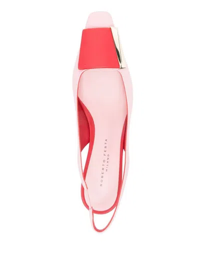 Shop Roberto Festa Sandals In Pink