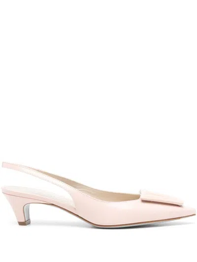 Roberto Festa Pointed Toe High Heel Sandals In Pink