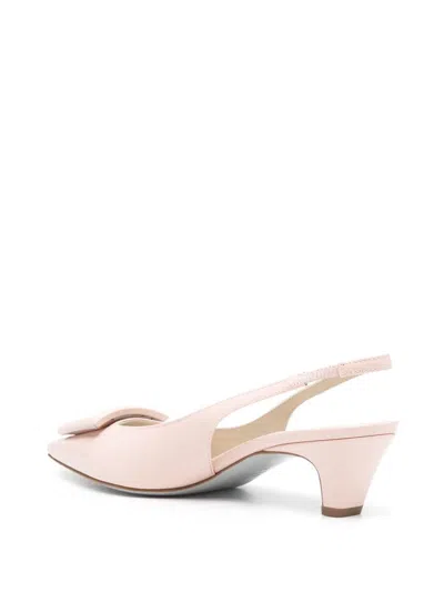 Roberto Festa Pointed Toe High Heel Sandals In Pink