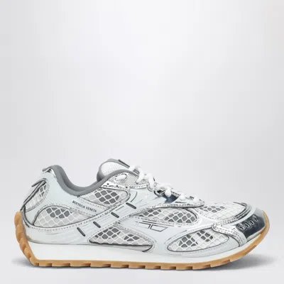 Shop Bottega Veneta Women Low Orbit Silver/white Trainer