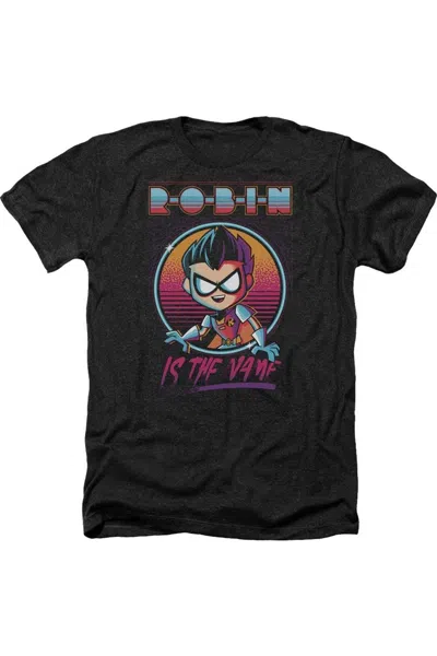 Teen Titans Go To The Movies Robin Short Sleeve Adult Tee / T-shirt In Black