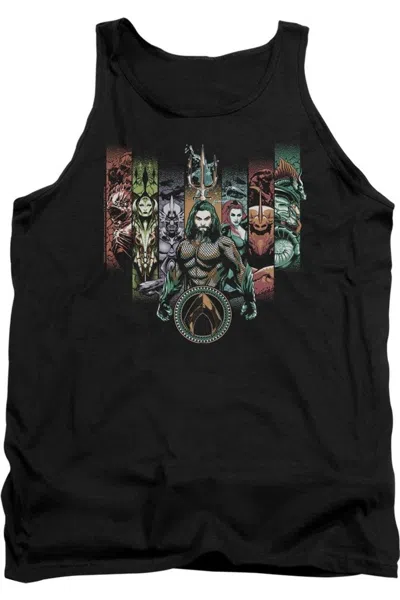 Aquaman Movie Unite The Kingdoms Adult Tank Top In Black