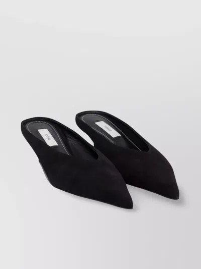 Totême Toteme Women Suede Leather Ballets In Black