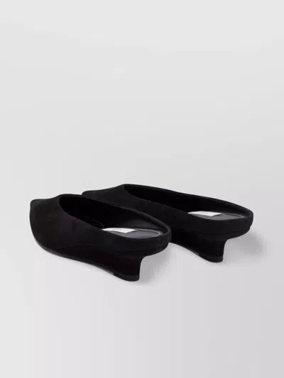 Totême Toteme Women Suede Leather Ballets In Black