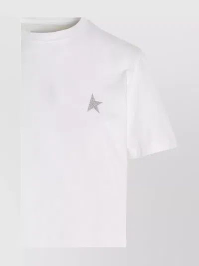 Golden Goose Star White Cotton Crew-neck T-shirt