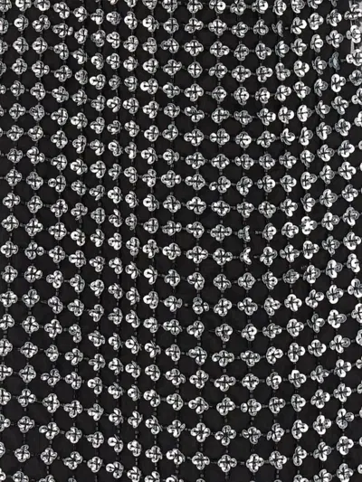 Max Mara Rita Sequined Mini Dress In Black