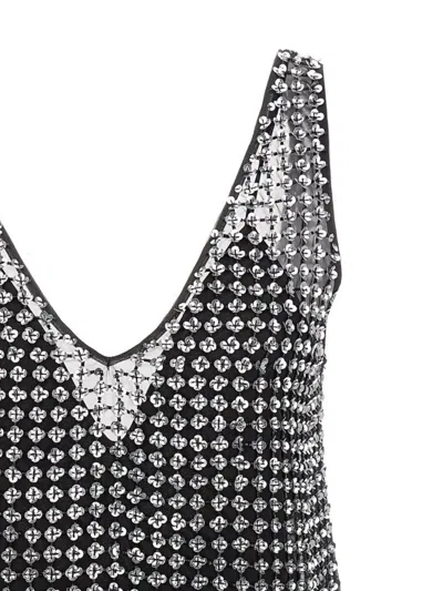 Max Mara Rita Sequined Mini Dress In Black