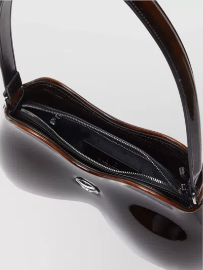 Diesel Curved Glossy Shoulder Bag Handle