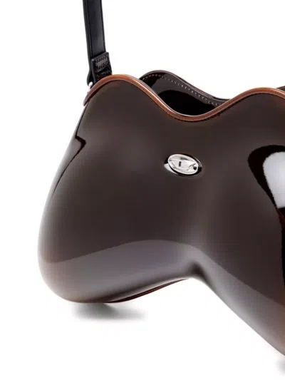 Diesel Curved Glossy Shoulder Bag Handle