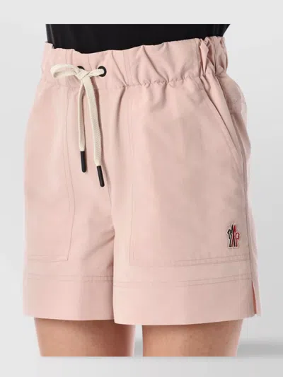 Moncler Waistband Elastic Pockets Side Shorts