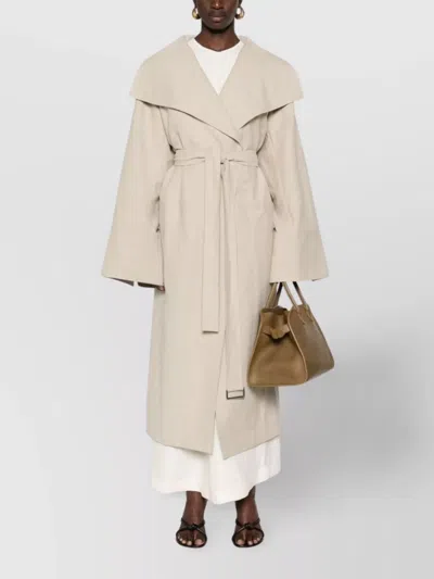 Totême Signature Linen Blend Coat