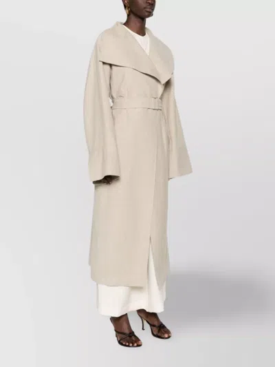Totême Signature Linen Blend Coat