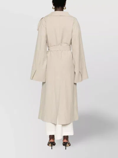 Totême Signature Linen Blend Coat