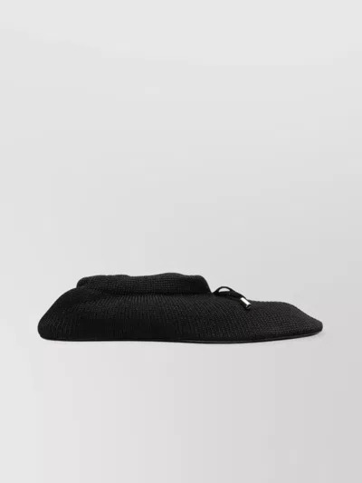 Totême Toteme Women The Knitted Ballerina Flats In Black