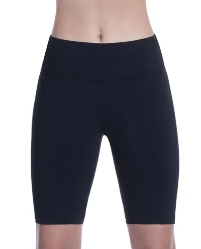 Free Sport By Gottex Basic High Waist Long Swim Short In Black