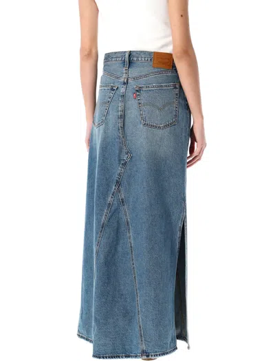 Levi's Icon Maxi Skirt In Blue