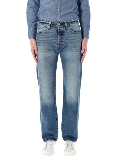 Levi's Cotton Jeans In Feeling Powerful Mid Blue