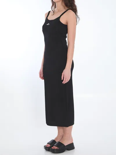 Alexander Wang Slip Dress With 3d Logo