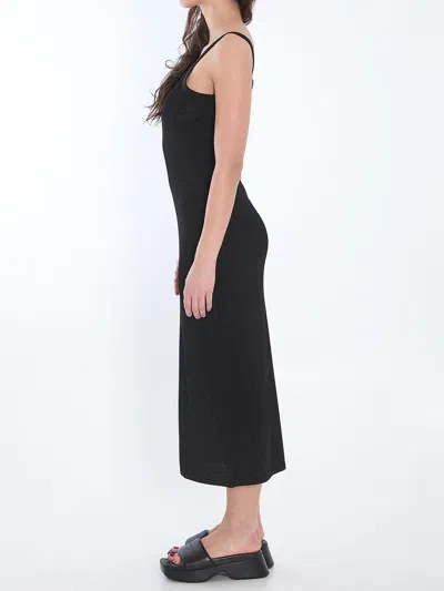 Alexander Wang Slip Dress With 3d Logo
