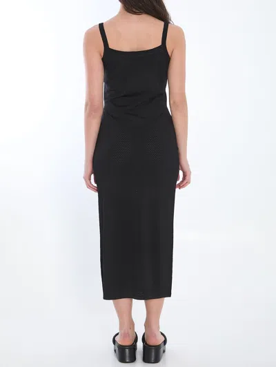 Alexander Wang Slip Dress With 3d Logo