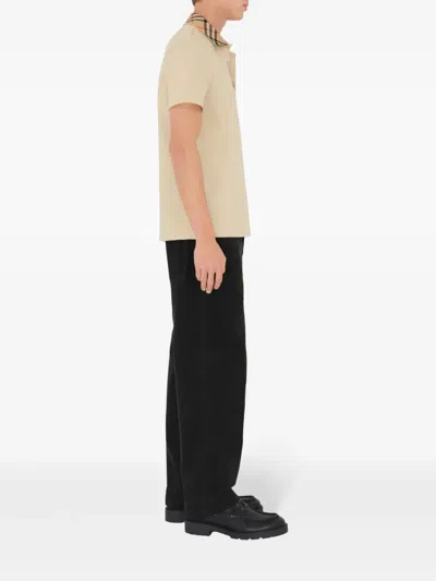 Burberry Polo Shirt In Neutral