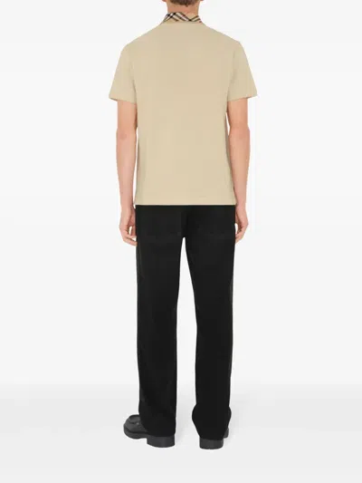 Burberry Polo Shirt In Neutral