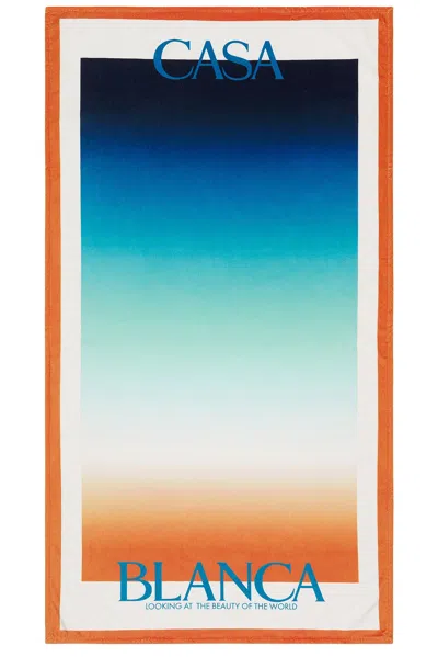 Casablanca Printed Beach Towel In Gradient