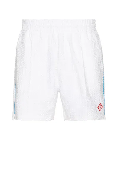 Casablanca Off-white Jacquard Monogram Towelling Shorts
