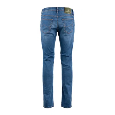 Jacob Cohen Slim Fit Trousers Five Pockets In Blue