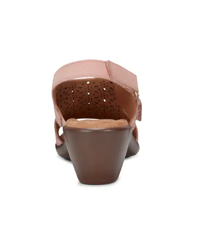 Easy Spirit Women's Calix Slingback Sandals In Light Pink Nubuck