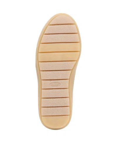 Dr. Scholl's Women's Time Off Win Lace Up Platform Sneakers In Black Faux Leather