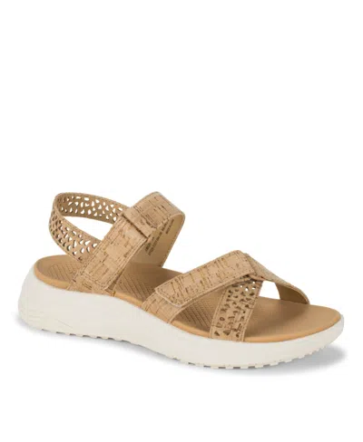Baretraps Women's Flicka Wedge Sandals In Natural