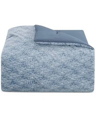 Sunham Shawna 9-pc. Comforter Set, Queen, Exclusively At Macy's In Blue