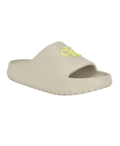 Calvin Klein Women's Women's Nanzey Slide In Neutral