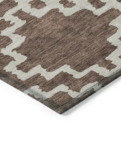 Addison Chantille Machine Washable Acn902 2'3"x7'6" Runner Area Rug In Brown