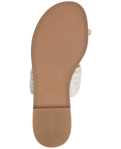Aldo Beachwalk Slide Sandal In White,bone
