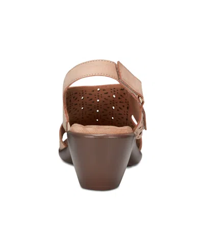 Easy Spirit Women's Calix Slingback Sandals In Light Natural Nubuck