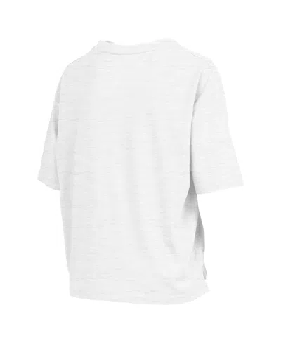 Pressbox Women's White Maryland Terrapins Rock Roll Slubâ T-shirt In White