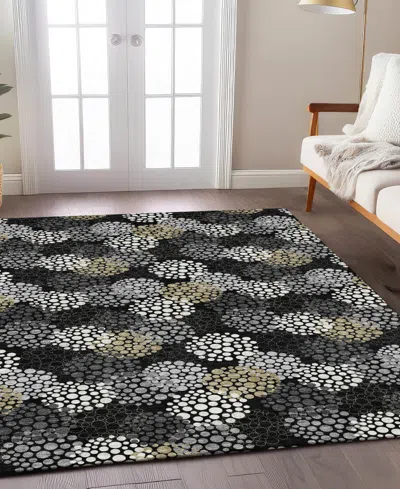 Addison Chantille Machine Washable Acn908 8'x10' Area Rug In Black