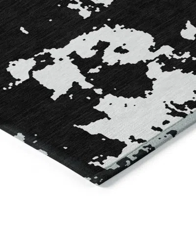 Addison Chantille Machine Washable Acn897 8'x10' Area Rug In Black