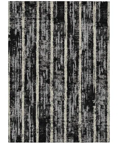 Addison Chantille Machine Washable Acn892 8'x10' Area Rug In Black