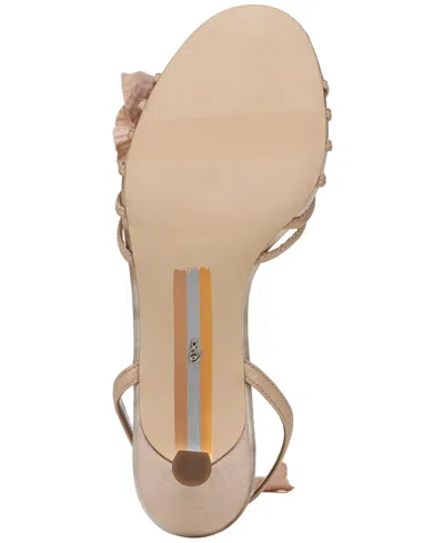 Sam Edelman Women's Carla Sandals In Ecru Beige Silk
